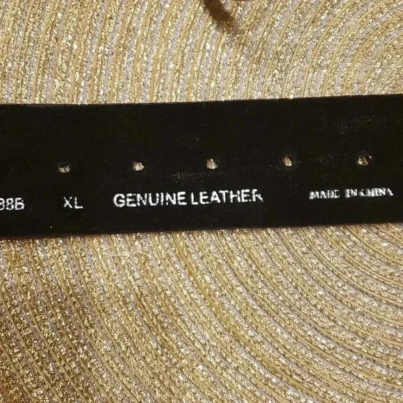 𝅺LEATHER belt size XL NWOT - Picture 3 of 3